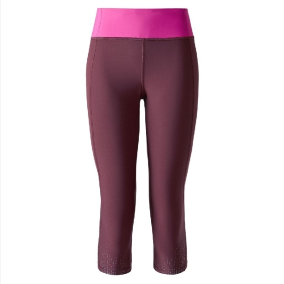Lululemon Tight Stuff Crop Bordeaux Raspberry Size 4 - Picture 2 of 9